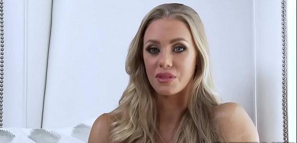  Nicole Aniston give Keiran Lee a deep throat blowjob